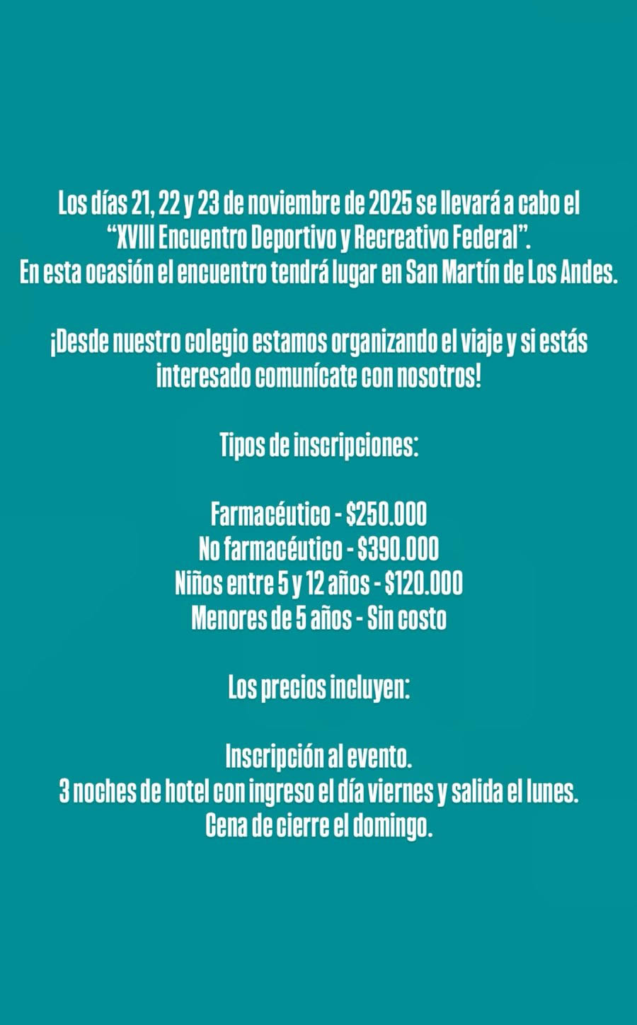 Encuentro Deportivo de Farmacéuticos 2025